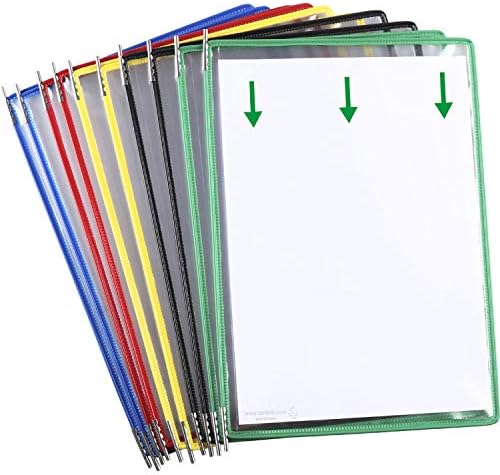 Sistema de referência de parede Tarifold - 10 painéis de dupla face - tamanho de carta - cores variadas - 20 folhas Capacidade