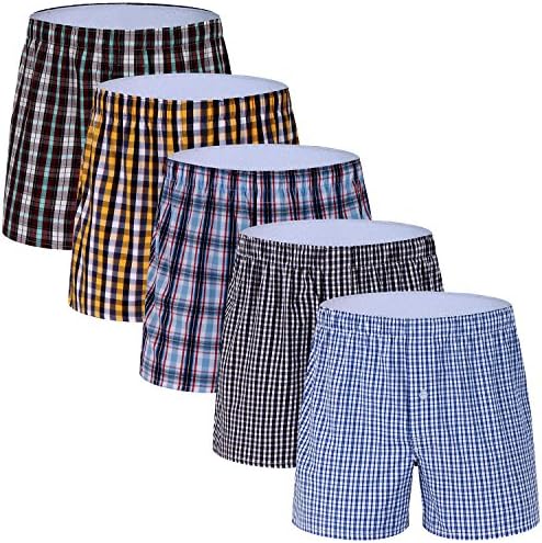 M Moacc Boxers for Men - masculino de cueca de cueca algodão shorts premium de qualidade