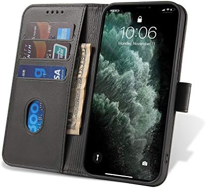 Caixa de luxo de couro híbrido BigDealsbay compatível com o iPhone 12 Pro Max 6.7 ”Caixa de carteira, capa Flip