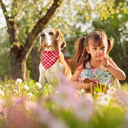 Pawchie Dog Bandanas Small Reversible Styles Bibs Triângulo Pet Triangle - Ajustável com dois Snaps - Acessórios para cães,