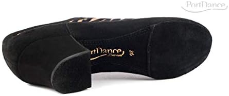 Sapatos de prática de portdance PD703 Moda - Cor: Black/Tiger -Pattern - Made in Portugal