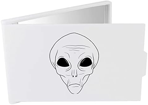 'Alien Head' Compact/Travel/Pocket Makeup Mirror