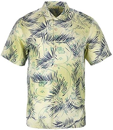 Havana brisa masculas camisas havaianas de seda de manga curta camisa de praia estampada de praia fit summer camisetas