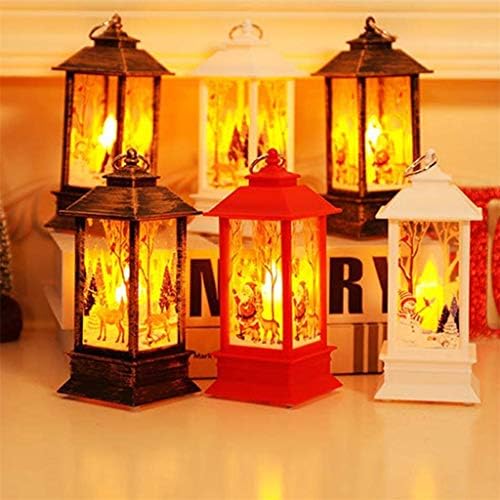 Realdo Lanterna de vela de Natal ao ar livre com LED LED LEITA DO CHORA LED LED LED LUZLATEP HOME HOMENDING LANTERNS