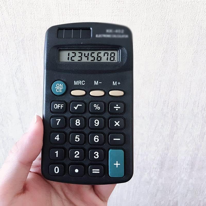 Calculadora portátil de 8 dígitos CuJux, ferramenta de contabilidade de negócios financeiros para escola de escritório