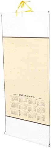 Bestoyard 2023 Chinês Calendário de pergaminho de parede em branco Pintura em branco pendurado Month Mês de parede mensal calendário