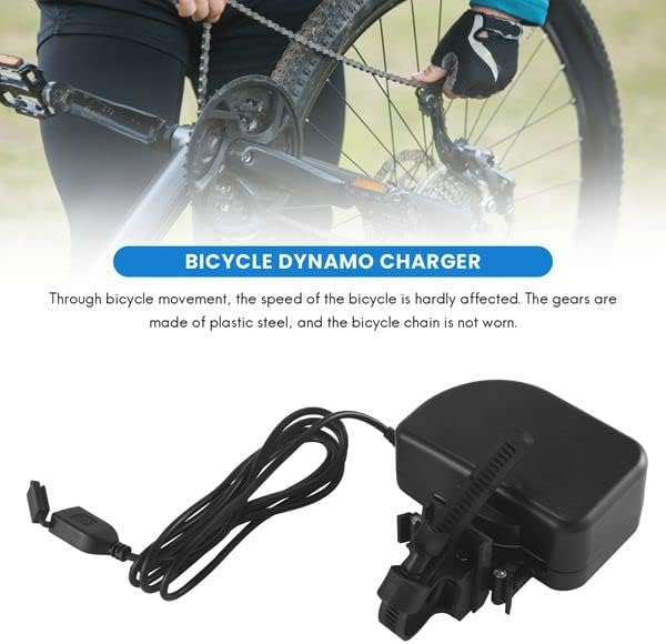 Dasing Dynamo Bicycle Chain Generator Charger com carregador USB para telefone celular móvel inteligente universal