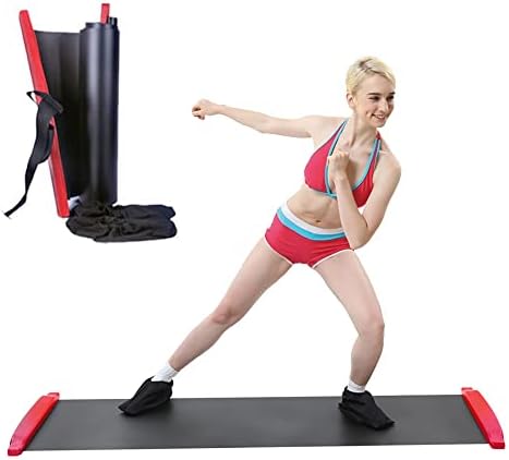 Placa deslizante de treino de Lovisky para fitness externa em interior, equipamento de exercício Slide Board para treinamento