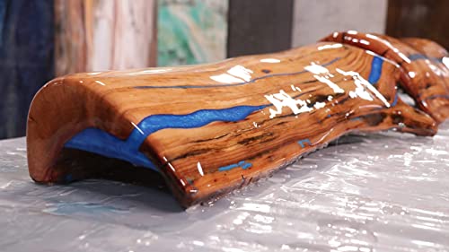 Bancadas de casaco de pedra Epóxi rápido - Perfeito para mesas de rios, geodes e projetos de madeira 3D com tempo de