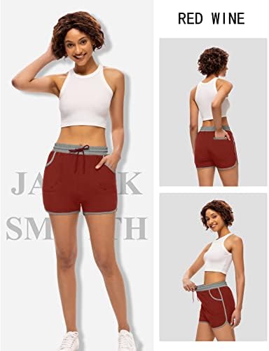 Jack Smith Women Board shorts com linear shorts de natação de cordão leve