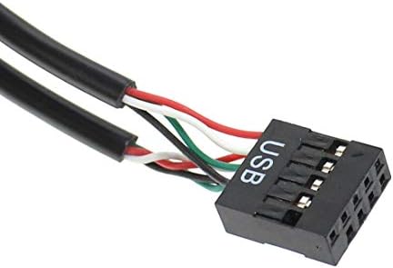 JMT 1/5pcs placa-mãe USB 9pin Multiplicador de cabeçalho Splitter 9 pino 1 a 4 Cabo de extensão 9 pinos Hub USB USB 2.0 9 PIN do