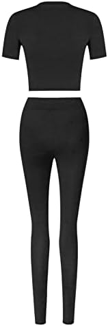 Defina colheita para mulheres com cintura Leggings High Workout Yoga Running Tops 2 Sports Yoga May e Bag Set