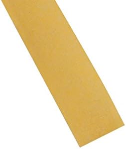 Aexit 2 PCS Equipamento elétrico PAPEL CREPE TIMBRO GERAL Fita de mascaramento Amarelo de 12 mm de largura 50 metros de comprimento