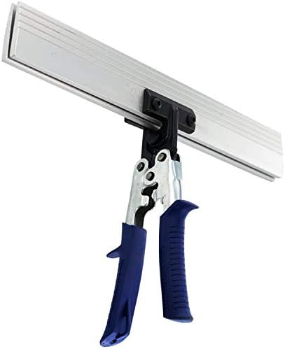 Midwest Tool & Cutlery Seamer - Banheira de metal reta de 15 polegadas com lâminas de alumínio e Kush'n -Power Comfort Grip Handle