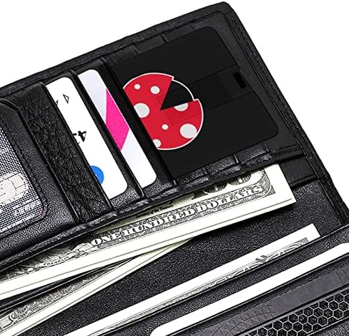 Cartão de crédito Ladybug USB Flash Memory Stick Stick Stick Storage Drive 64g
