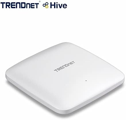 TrendNet AX1800 WiFi de banda dupla 6 PoE + ponto de acesso, 1201Mbps WiFi Ax + 576 Mbps WiFi N, Mu-Mimo, Ofdma, 1024
