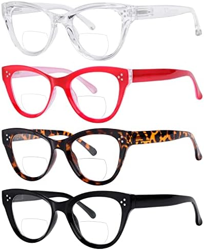 Olhos para os olhos 4 óculos de sol bifocais para mulheres lendo lentes tingidas +2,00