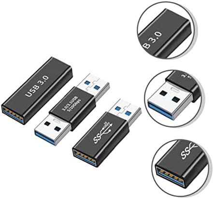 Adaptador do adaptador USB Mobestech 1 Definir conversor de dados do plugue masculino para fêmea para carregamento de extensão de extensão