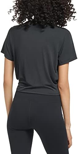 Tommy Hilfiger feminino Camiseta de fitness de fitness Camiseta reflexiva
