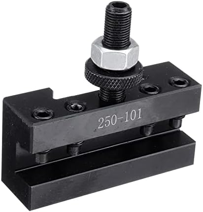 Haosen Lucky Tool Post Turnando o suporte de duas peças de 250-101 Torno de troca rápida suporte para ferramentas para