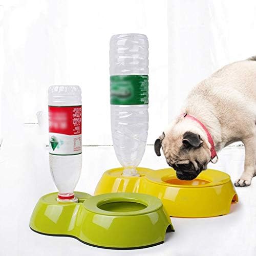 Depila Pets Small Pets Water and Food Bowl Dogs Cats Comercedora e dispensador de água automática tigelas de estimação com garrafa