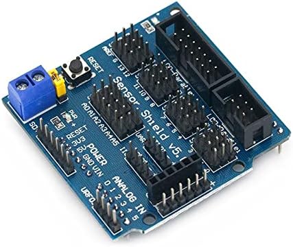 RedtagCanada Sensor Shield V5.0 Conselho de Expansão para o UNO Mega R3 V5 para Arduino Duemilanove/UNO DA DA E/S Placa