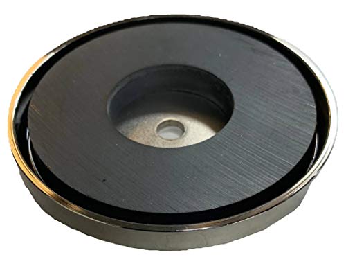 AZ Industries, Inc. RB-80 Ferrite Ceramia Potão redonda, base ou xícara, 95 força de tração, 3,20 diâmetro x 7/16 ”de