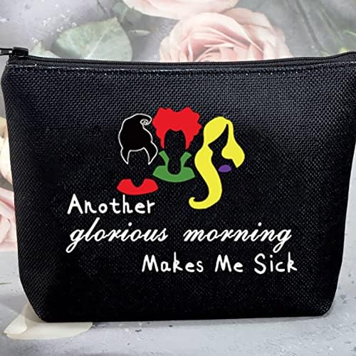 G2TUP Hocus Makeup Bag Outra manhã gloriosa me deixa doente do presente da bolsa de maquiagem de lona