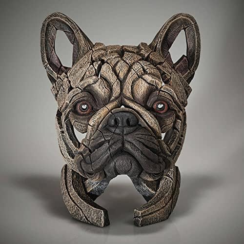 Enesco Edge Sculpture Bulldog Bust Fture, 12in H
