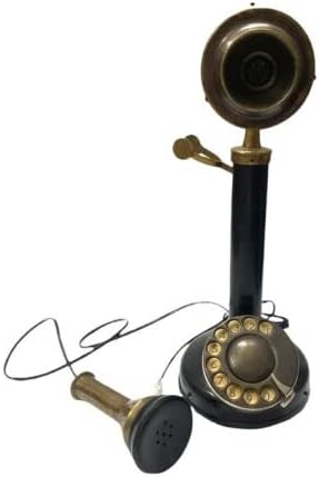 Antigo tabela de bronze de bronze para o telefone de bronze.