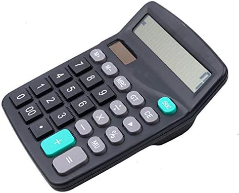 Calculadora solar de depila calcule a bateria comercial ou solar 2in1 calculadora eletrônica de 12 dígitos e calculadoras de botão de botão