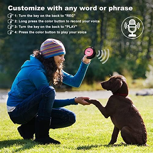 Conjunto de botões de conversação para cães: Pacote de partida de comunicação, botões de treinamento para cães falando, botões