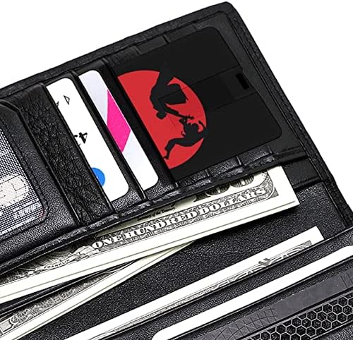Cartão de crédito de judô japonês usb flash drives personalizados stick chaves corporativos e brindes promocionais 64G