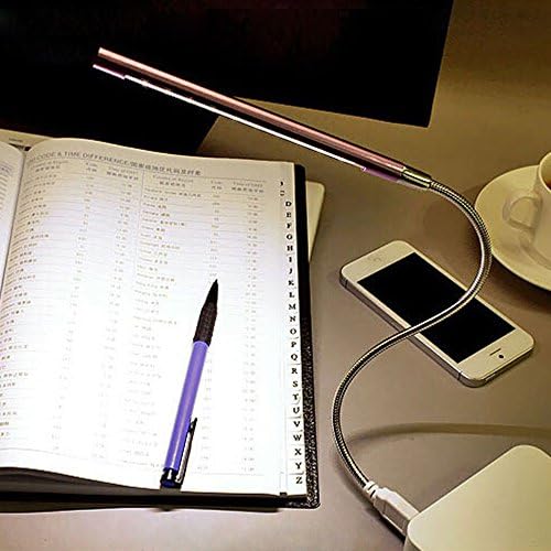 PolyTree USB Light 10 LED Lâmpada noturna flexível para o teclado Reading Notebook PC