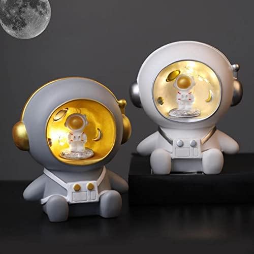 LLCR Astronauta Night Light Charging Led Night Table Lamp Lamp Decor para casa para festas de festas de feriado de aniversário