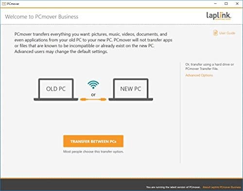 LapLink PCMover Business | Software de migração de PC para PC | 5 Use Licença | Implantação automática de novos PCs | Inclui