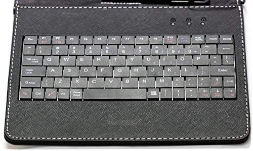 Caixa de teclado preto da Navitech compatível com TJD 10 polegadas Andriod Tablet