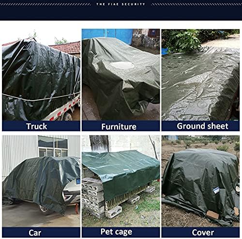 Tarpaulina Tarpela de lençol moído ao ar livre, proteção solar Tarpas de plástico à prova d'água pano de sombra à prova de chuva