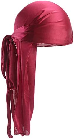 Bandana Hat Men/Women Gift Tail Poliéster Headwrap Durag Silk Rag Headwear