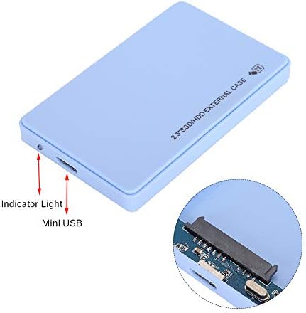 Para 2,5in 7 9,5mm SATA HDD, SSD 2.5in Cabinho do disco rígido USB 3.0 para SATA Case