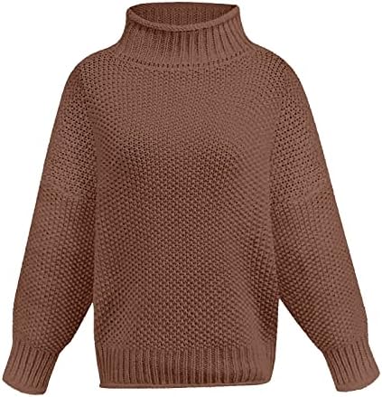 Twgone suéteres para mulheres Turtleneck de manga longa casual Slouchy Knit Jumpers Tops Tops Tops