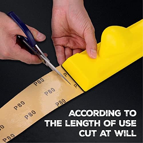 Lanhu ， 60 Grit Gold - Longboard Roll contínuo 10,95 jardas de comprimento por 2-3/4 Logra de longa quadro de auto -adesivo de 2-3/4