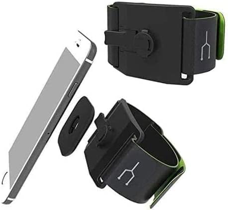 Navitech Black Mobile Teleple Impermend Running Sury Cinturão - Compatível com Blubblu F91 5G