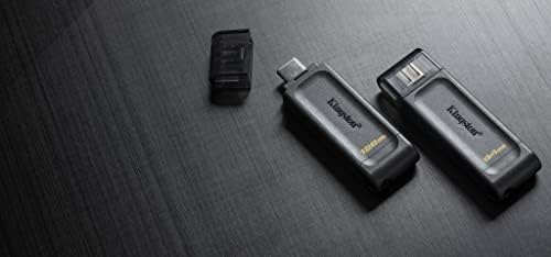 Kingston Datatraveler 70 256 GB USB-C Drive Flash | USB 3.2 Gen 1 | DT70/256GB