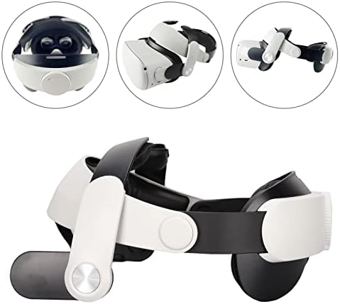 Acessórios de cinta da cabeça de PUSOKEI, alça de elite para suporte aprimorado e conforto em VR, substituição ajustável