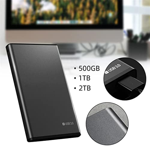 BBSJ 2.5 disco rígido móvel de HDD USB3.0 Disco rígido móvel longo 500 GB 1TB 2TB de armazenamento portátil DUSTE DE RUCO