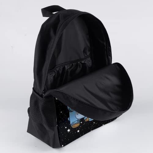 Jisecot Cartoon de 17 polegadas Laptop Backpack Travel Bookbag Durável Bolsa escolar durável para adolescentes Viajar Camping Sport