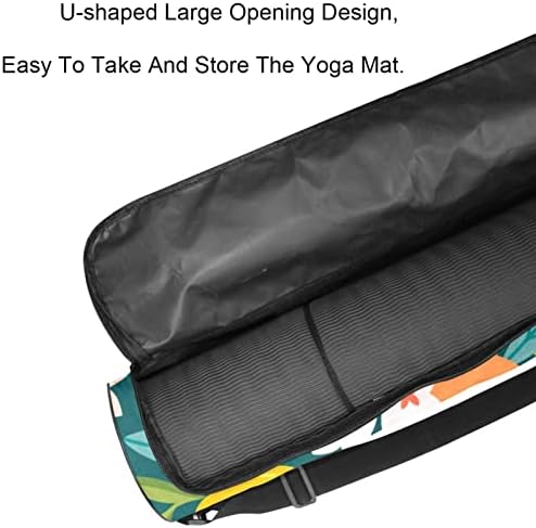 Saco de transportador de tapete de ioga de imagem de frutas com alça de ombro de ioga bolsa de ginástica bolsa de praia
