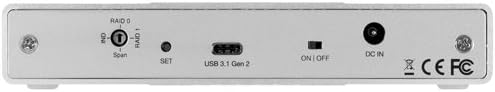 OWC 2.0TB SSD Mercury Elite Pro Dual Mini Portable RAID Solution, USB C