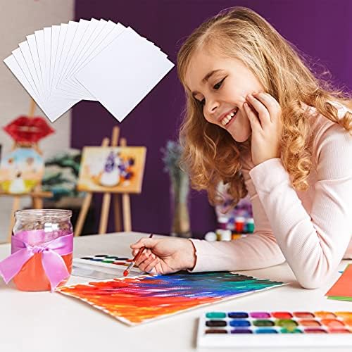 300 PCS Pacote de papel de papel de papel de papel aquarela Bulk Pack 110 lb 230 GSM Pintura Pintura de Papel de Aquarela para Crianças Estudantes Aquarelistas Começando Artistas